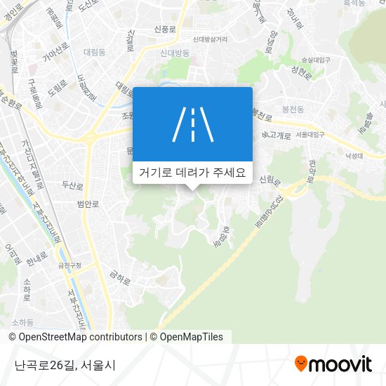 난곡로26길 지도