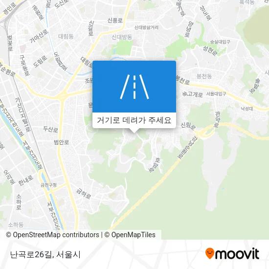 난곡로26길 지도