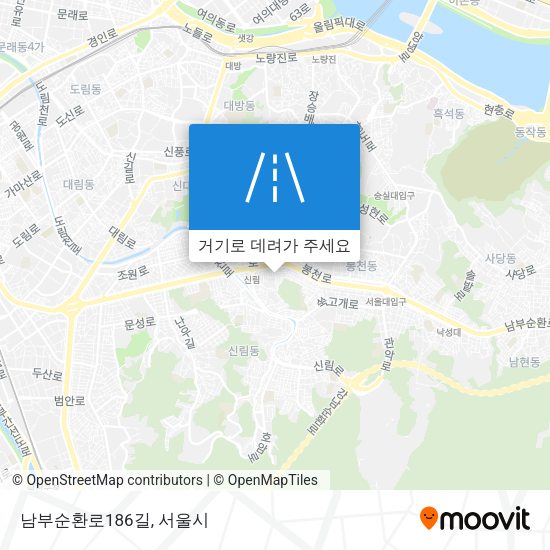 남부순환로186길 지도