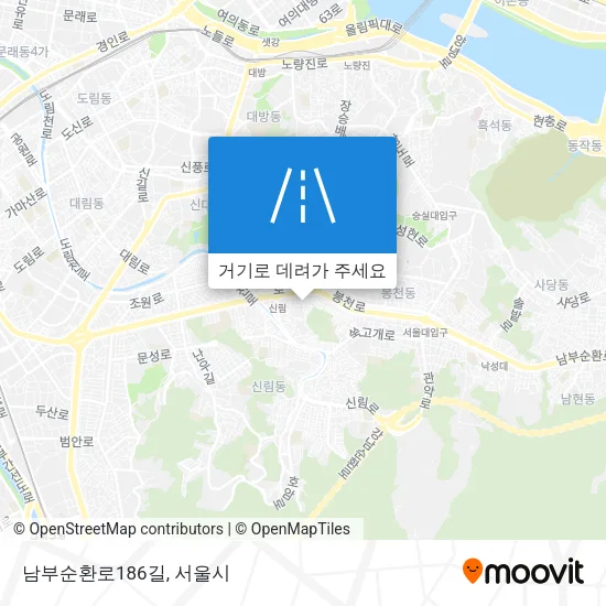 남부순환로186길 지도