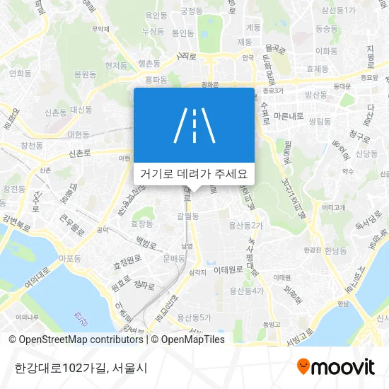 한강대로102가길 지도