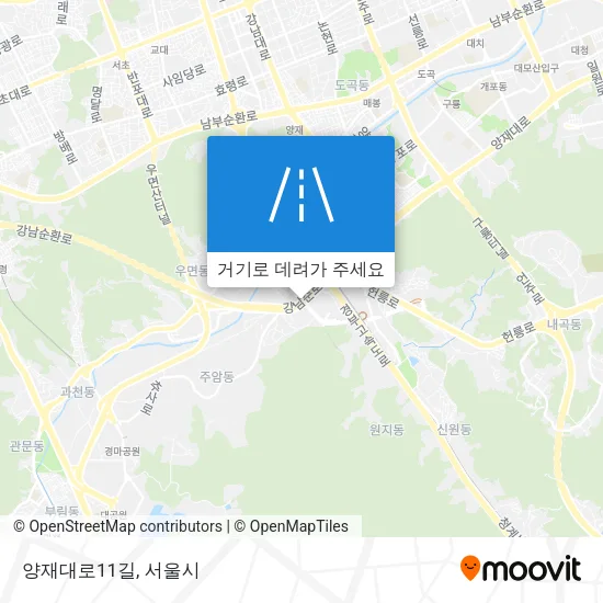 양재대로11길 지도