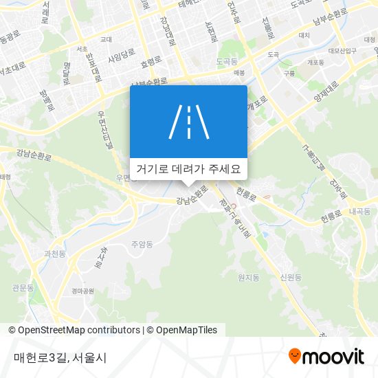 매헌로3길 지도