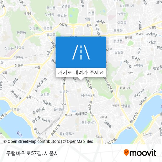 두텁바위로57길 지도