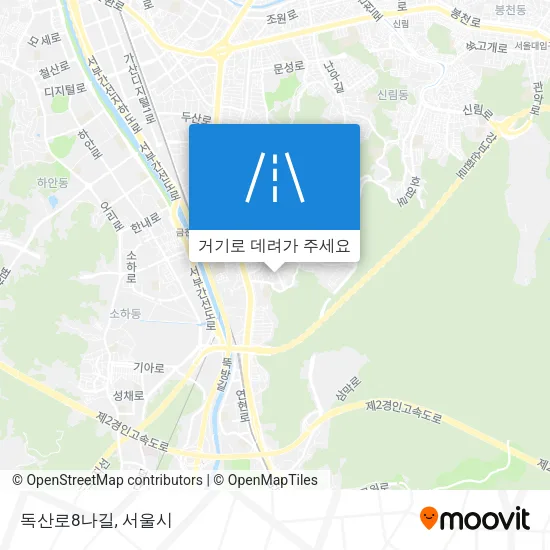 독산로8나길 지도