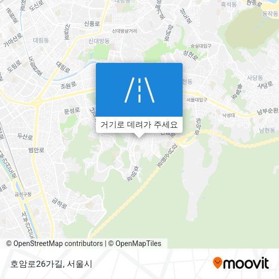 호암로26가길 지도
