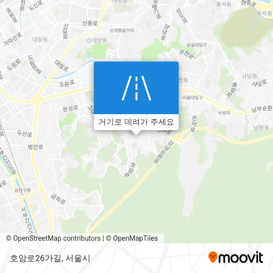 호암로26가길 지도