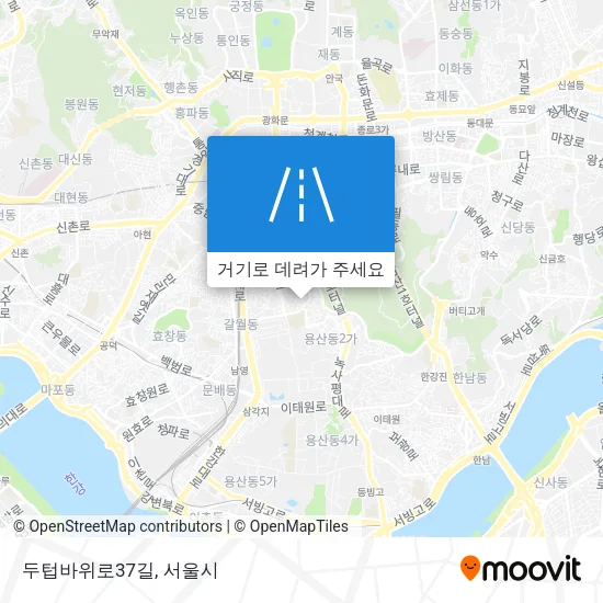 두텁바위로37길 지도