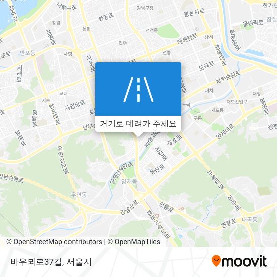 바우뫼로37길 지도