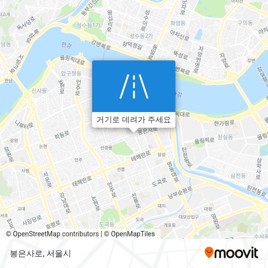 봉은사로 지도