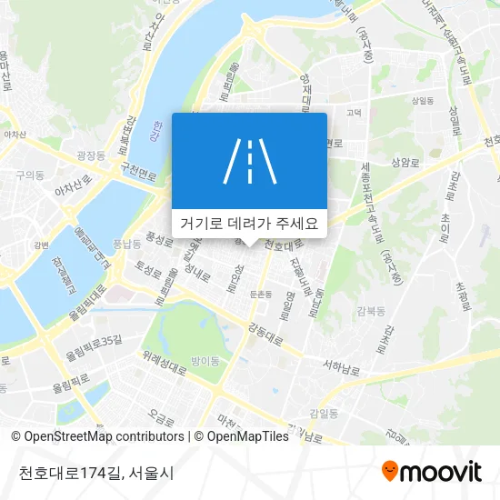 천호대로174길 지도