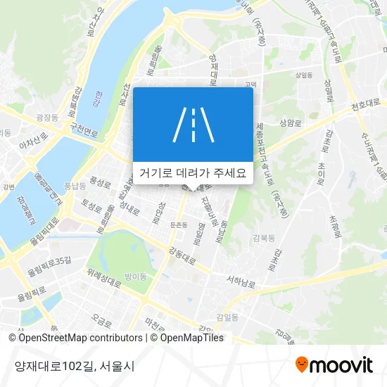 양재대로102길 지도