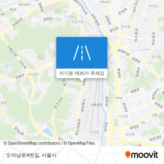 오야남로4번길 지도