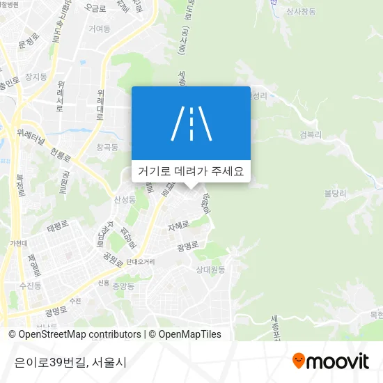 은이로39번길 지도
