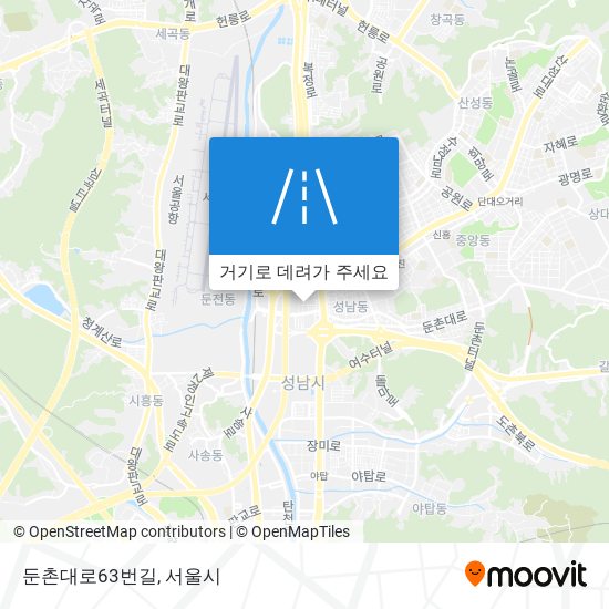 둔촌대로63번길 지도