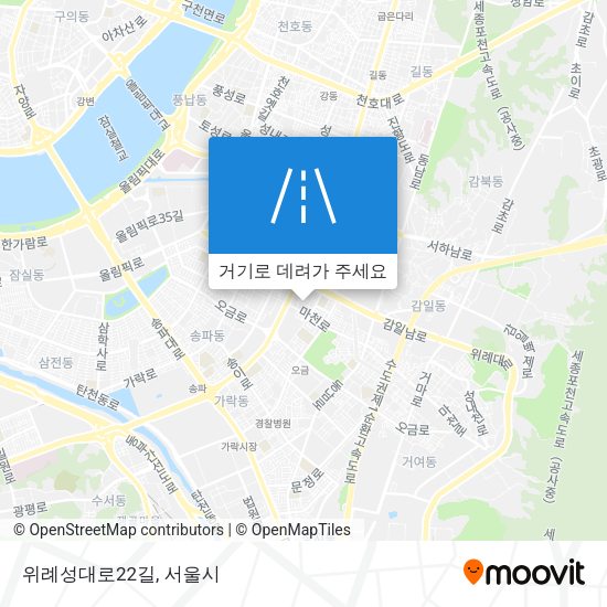 위례성대로22길 지도