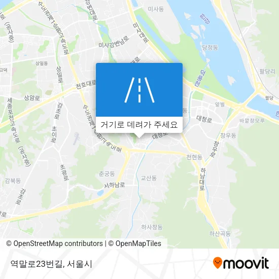 역말로23번길 지도