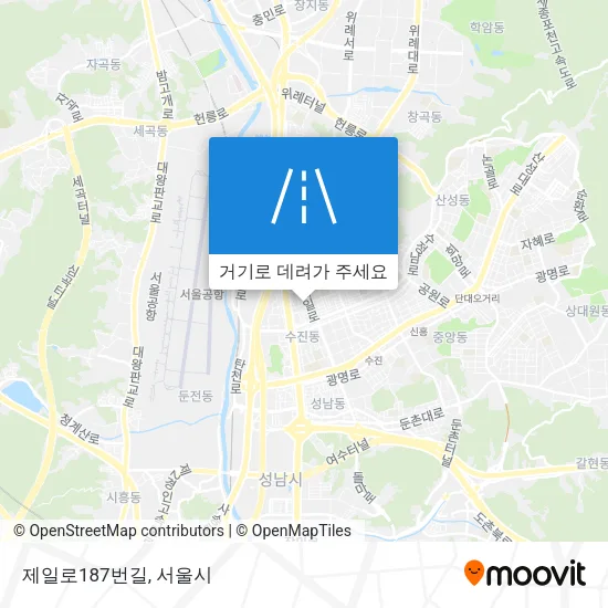 제일로187번길 지도