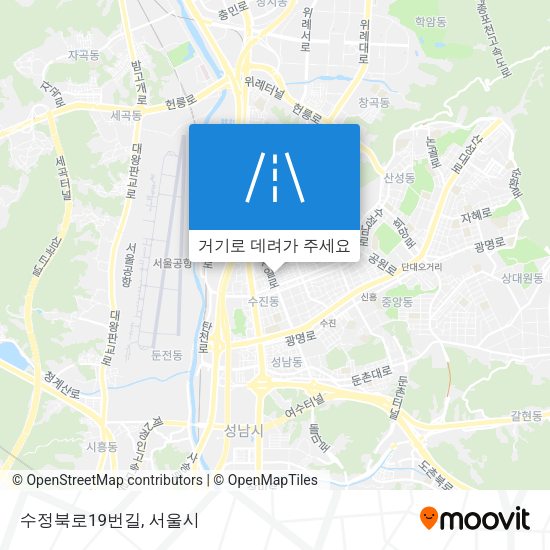 수정북로19번길 지도