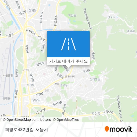 희망로482번길 지도