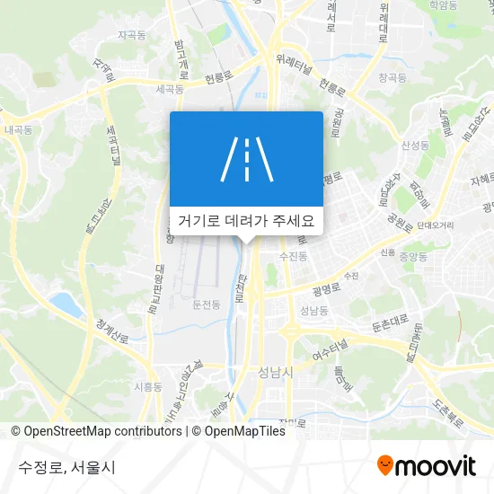 수정로 지도