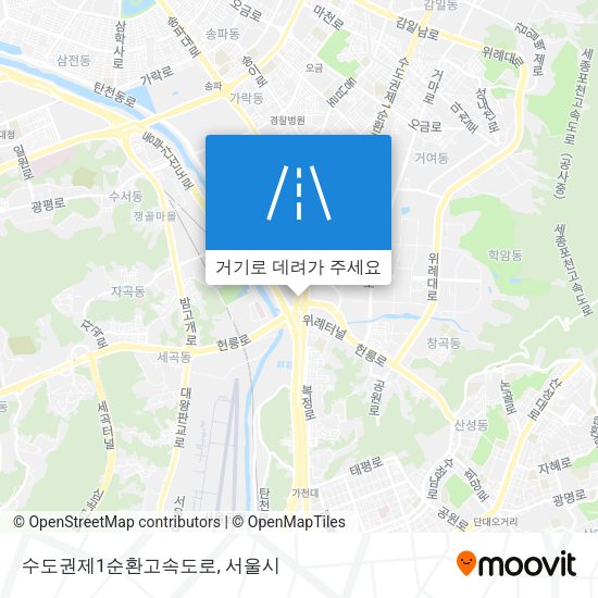 수도권제1순환고속도로 지도