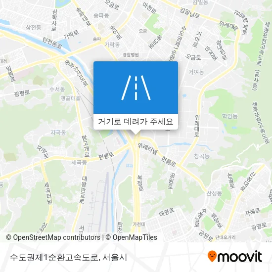 수도권제1순환고속도로 지도