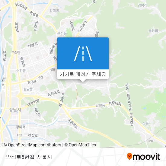 박석로5번길 지도