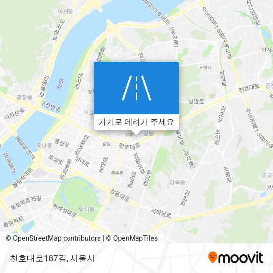 천호대로187길 지도