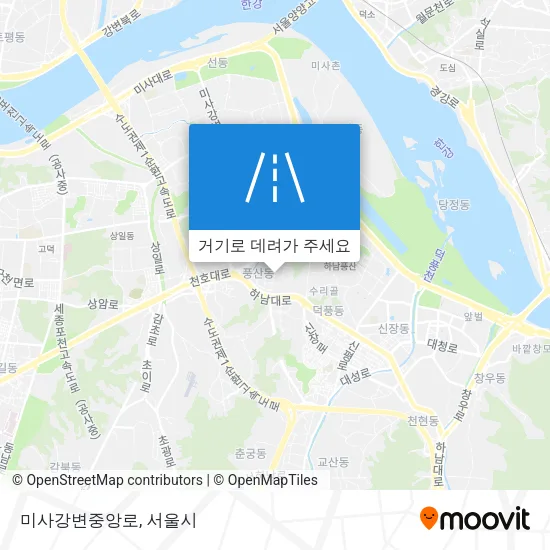 미사강변중앙로 지도