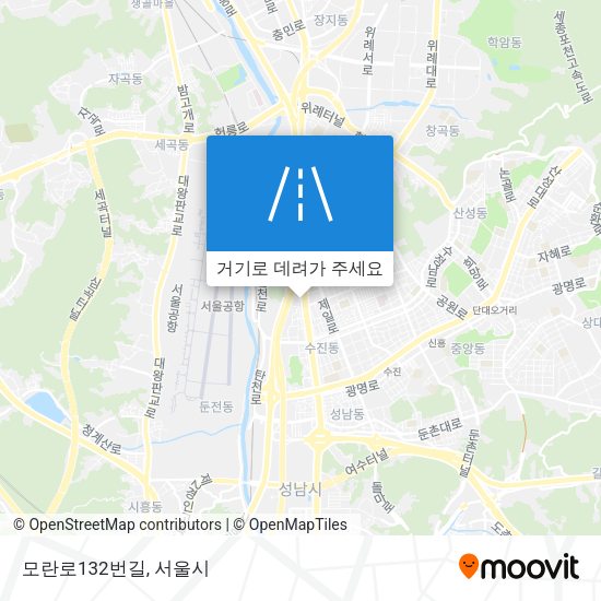 모란로132번길 지도