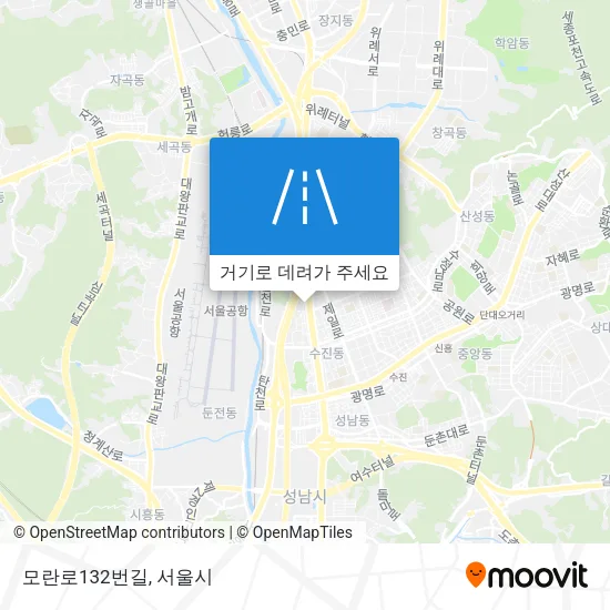 모란로132번길 지도