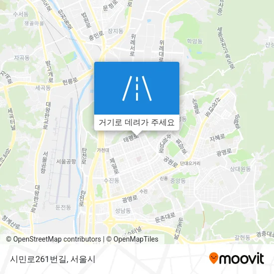 시민로261번길 지도