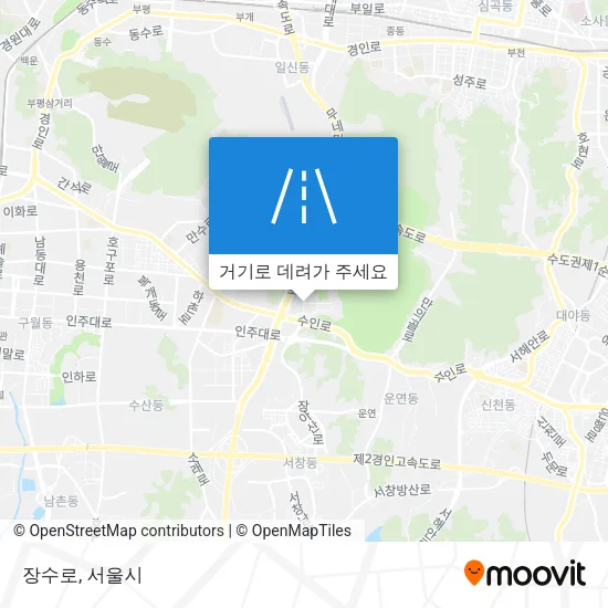 장수로 지도