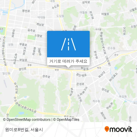 원미로8번길 지도