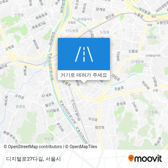 디지털로27다길 지도
