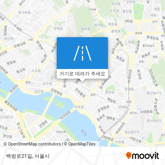 백범로21길 지도