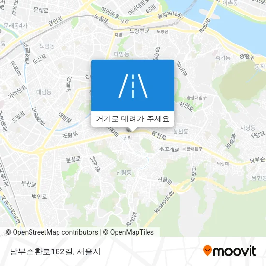 남부순환로182길 지도