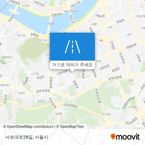 서초대로28길 지도