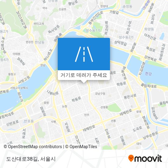 도산대로38길 지도