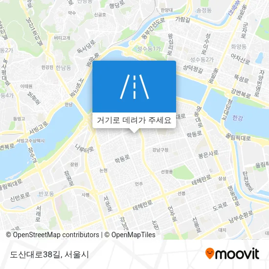 도산대로38길 지도