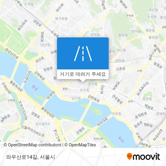 와우산로14길 지도