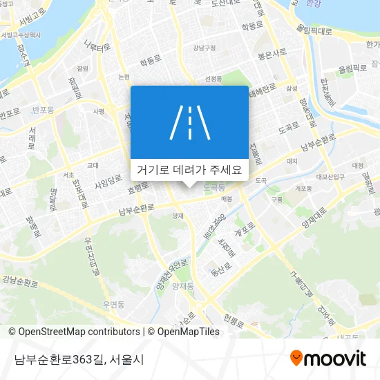남부순환로363길 지도