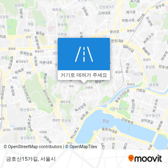 금호산15가길 지도