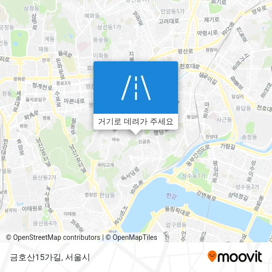 금호산15가길 지도