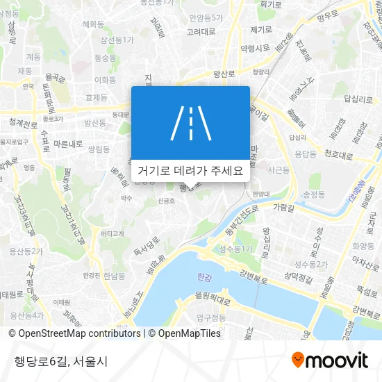 행당로6길 지도