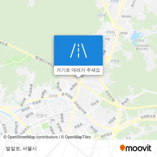 벌말로 지도