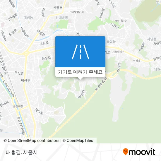 태흥길 지도