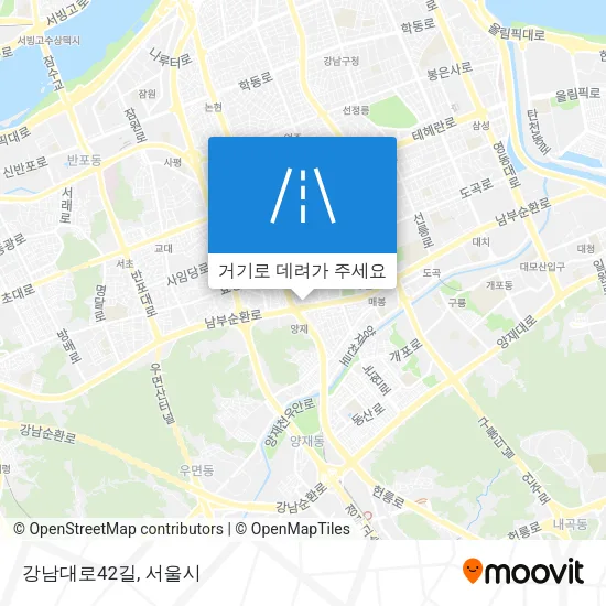 강남대로42길 지도