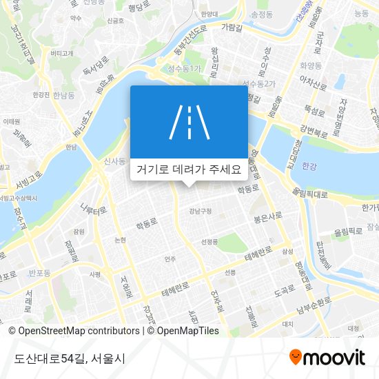 도산대로54길 지도